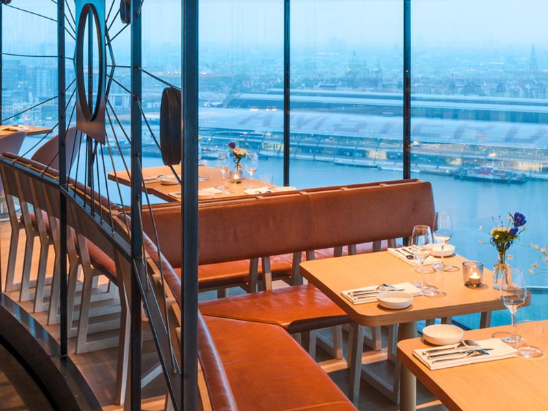 The Ultimate View: Dining at Amsterdam’s Revolving Restaurant Moon
