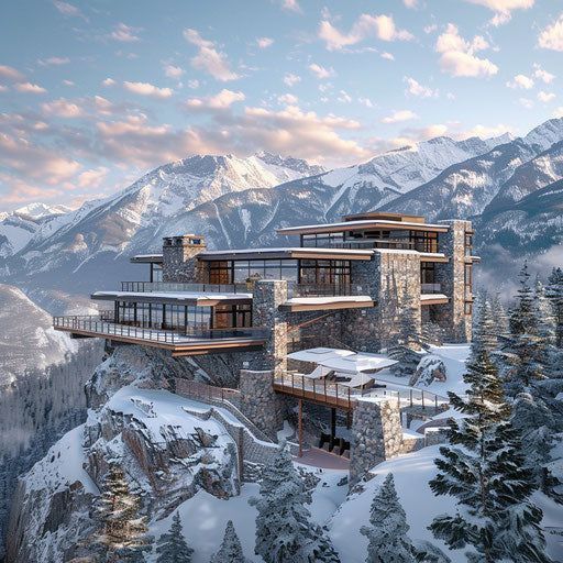 The Pinnacle of Alpine Luxury: A Visionary Cliffside Retreat